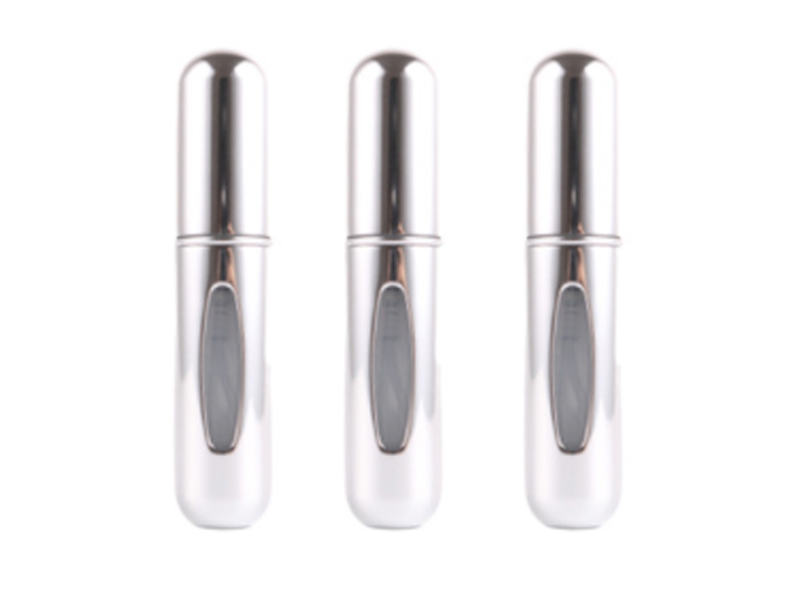 MEOIRUERY 3 piezas de frasco spray 5ml con llenado inferior, frasco para perfume
