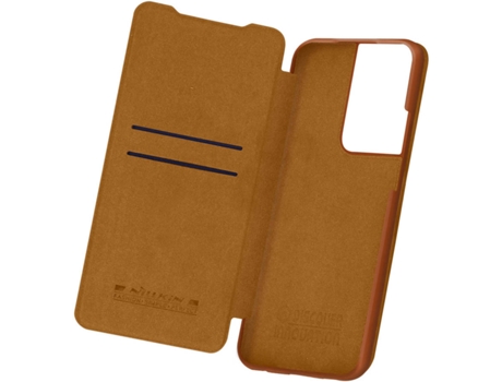 Carcasa Samsung Galaxy S21 Ultra Nillkin Leather Marrón