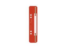Tiras para encuadernación Leitz, 35 x 158 mm, lámina de PP, roja, perforado 60 80 mm, Esselte Leitz (3710 00 25)