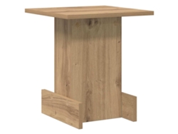Maison Exclusive - Mesa Auxiliar Roble Artesanal 35,5 X 35 X 40 Cm