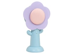 Mini Ventilador Portátil Em Formato De Flor, Recarregável Via Usb, Sem Hélices, Para Uso Em Mesas.