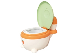 Vasinho De Treinamento Para Bebê Com Coxim Pu Macio Simulação Real Branco