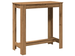 Maison Exclusive - Mesa Alta Bar Madera Ingeniería Roble Artisian 102x50x103,5 Cm
