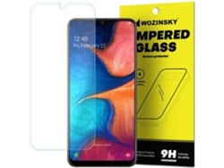 Protector Cristal Templado Samsung Galaxy A20E LMOBILE 9H Transparente