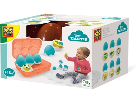 Juego Didáctico IZIPLAY Juego de huevos (Edad mínima: 12 meses)
