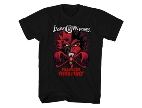 Camiseta ROCKINSTONE Insane Clown Posse Fearless Fred Fury Album Art Insane Clown Posse (Algodón - XL)