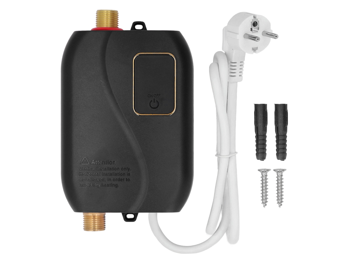 Mini Calentador De Agua Eléctrico De 3500 W Con Calentamiento Instantáneo Y Rápido Para Baño Y Cocina (estándar).