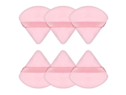 Esponja Triangular Macia Para Pó Facial E Corporal, Veludo Para Maquiagem E Base