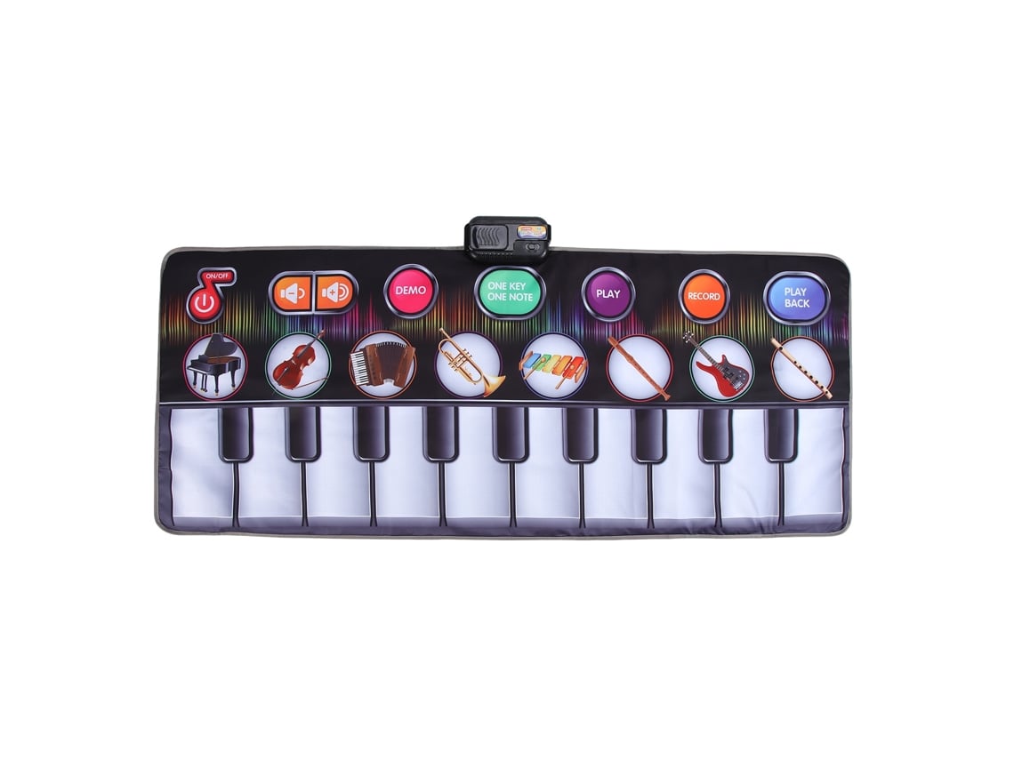 Alfombrilla De Piano Infantil Con Teclado Musical Para Niños, 58,3 X 23,6 Pulgadas, Juguete Educativo.