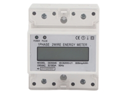 2026-contador De Energía Digital Lcd Monofásico 5-100a 230vac Rail Din Para Consumo Eléctrico Kwh Watt