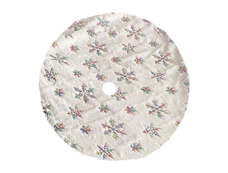 Falda de árbol de Navidad, falda de árbol de moda redonda grande para adornos de Navidad y decoraciones navideñas, estilo 2