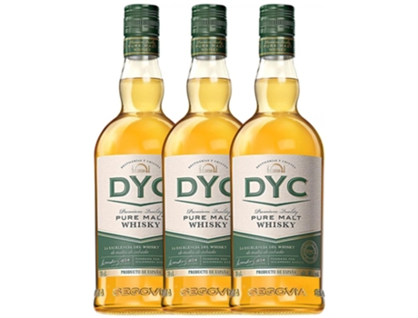 Whisky DYC Single Malt Dyc Pure Malt (0.7 L - 3 unidades)