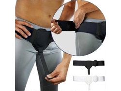 Cinto Para Hérnia Ajustável Para Homens, Suporte Para Hérnia Inguinal E Desportiva, Alivio Da Dor E Recuperação Blanco