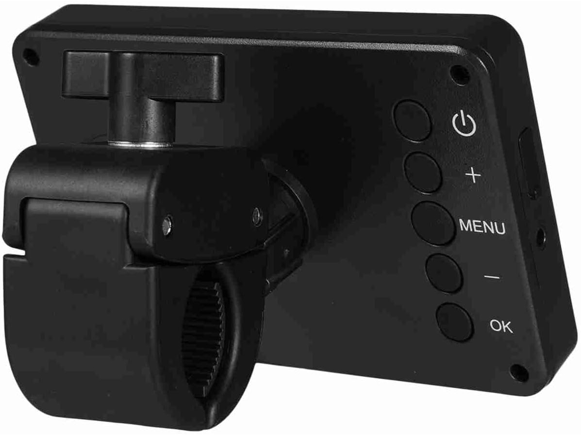 Cámara De Visión Trasera Para Bicicleta 1080p, Pantalla Grande De 4,3 Pulgadas, Resistente Al Agua Ip68.
