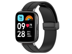 Correa de silicona para Redmi Watch 3 Active / Lite - Cabeza plana - Hebilla negra