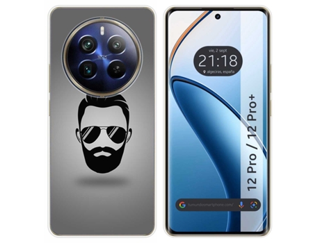 Funda Diseño Barba para Realme 12 Pro 5G / 12 Pro Plus 5G TUMUNDOSMARTPHONE Silicona Multicolor