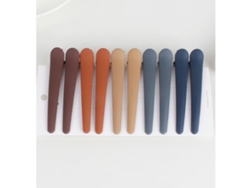 10pcs Pinzas Para El Cabello Coloridas Pinzas De Pato Herramientas De Peinado Para Mujeres Y Niñas
