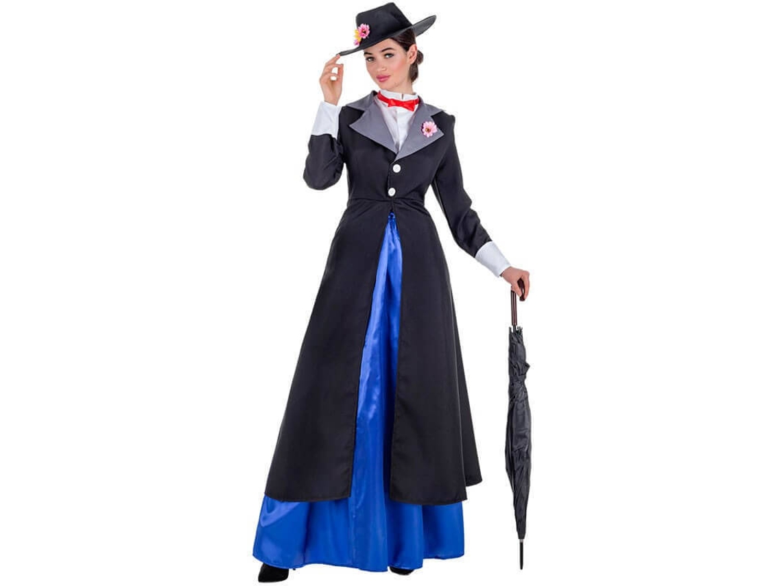 Disfraz de Mujer DISFRAZZES Niñera Victoriana (Talla: XL)