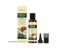 Aceite capilar de romero y coco para un cabello sano