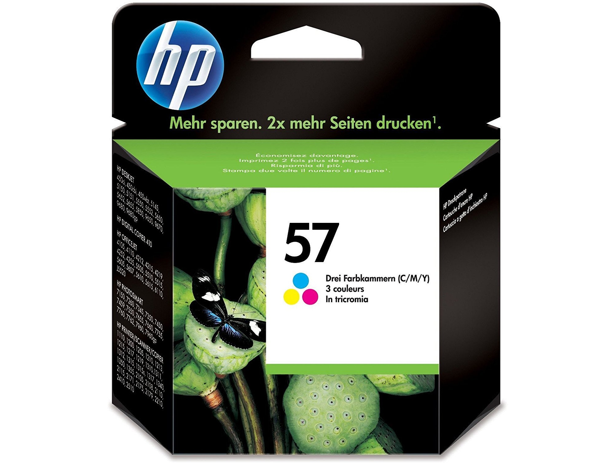 Cartucho de tinta HP 57 tricolor original (C6657AE)