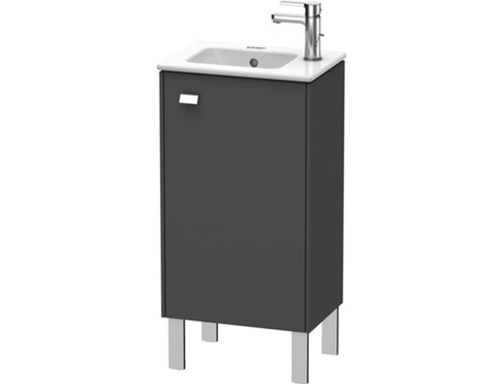 Mueble bajo lavabo DURAVIT Brioso de 42,0 x 28,9 cm 1 puerta con bisagra a la derecha 1 balda de cristal para lavabo ME by Starck 072343