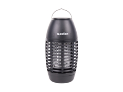 Lámpara LED repelente de insectos recargable por USB Cofan | Uso interior y exterior | Cobertura de 80 m², IPX4 y luz UV de alta potencia | Batería de 2000 Ma