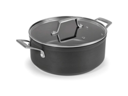 Olla con tapa de aluminio anodizado LACOR