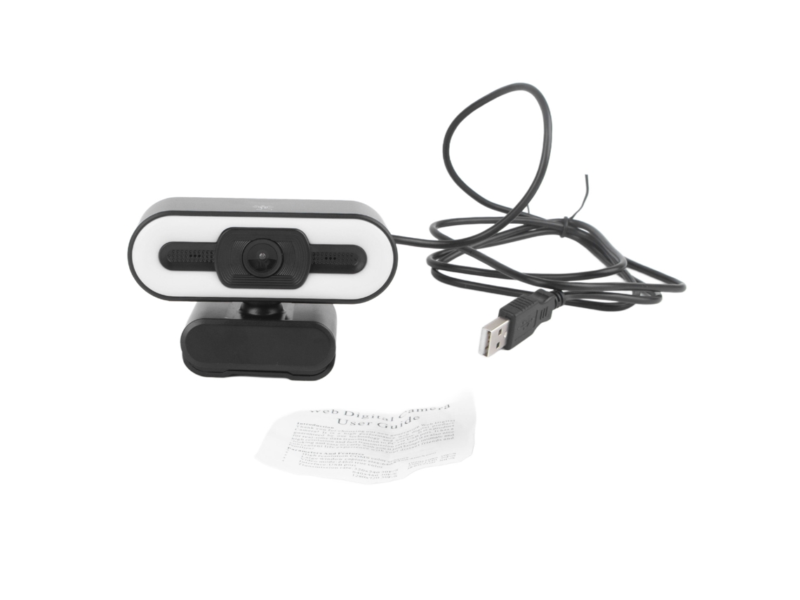 Cámara Web Digital Usb De Alta Definición 1080p Con Luz Nocturna Y Micrófono Para Ordenador