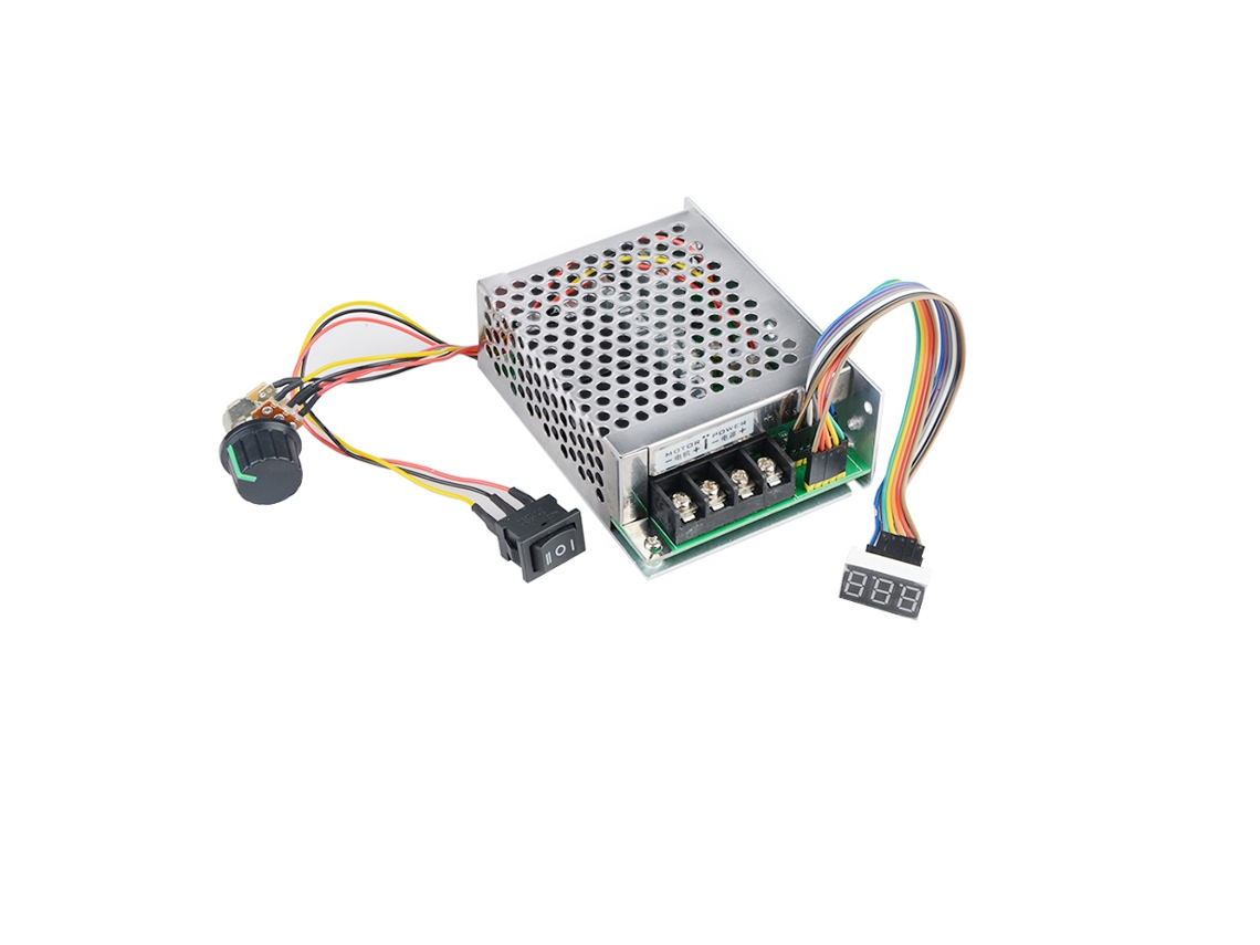Controlador De Velocidad Para Motor De Cc 10v-55v 60a 15khz Regulador Ajustable Con Pantalla