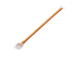 Conector con cable para tira LED CCT 24 V DC COB IP20 ancho 10 mm 10 mm