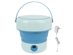 Minilavadora Plegable Portátil De 4,8 L Y 24 W Para Ropa Interior, Calcetines Y Toallas (100-240 V)