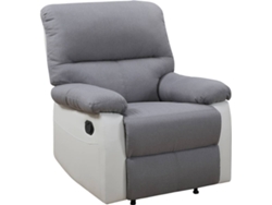 Butaca HABITAT ET JARDIN reclinable Lincoln  Gris (90x89x103 cm - Madera contrachapada)