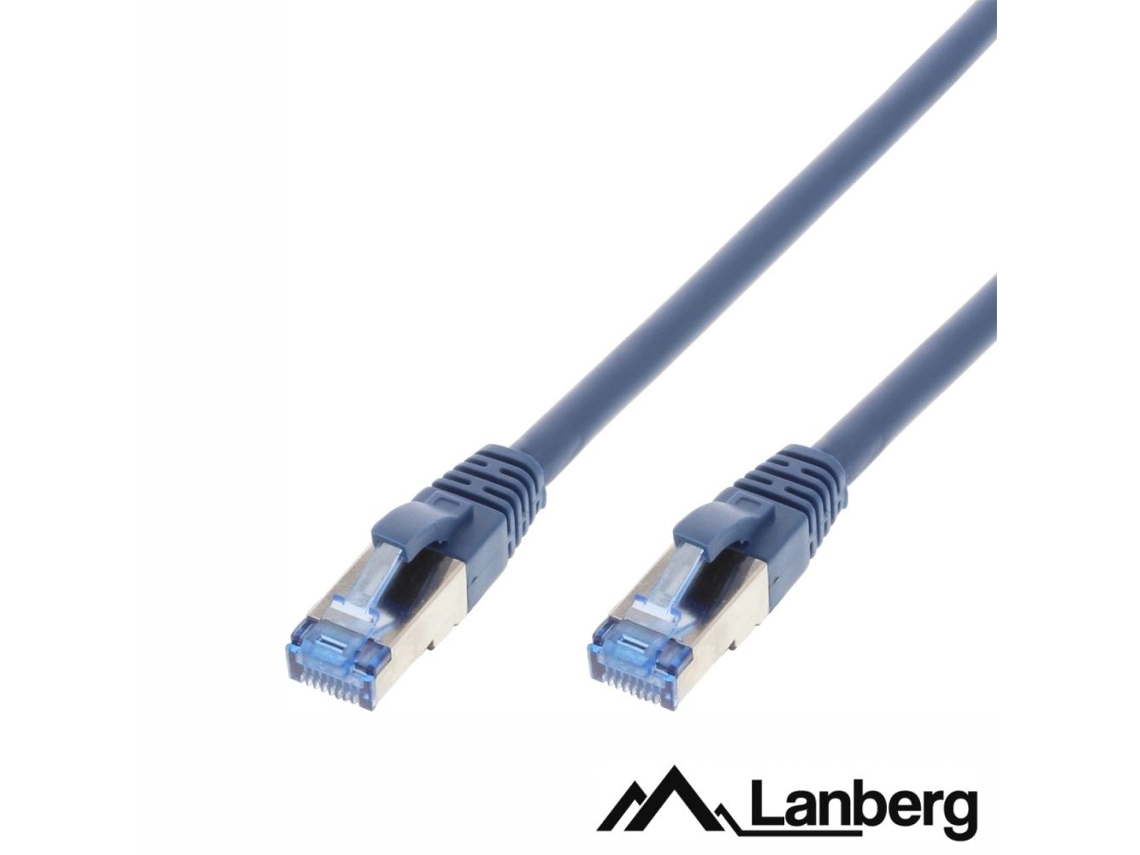 Cable LANGERG S/Ftp Lszh Cat6A 1M (Azul)