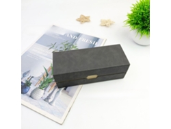Estuche 2 en 1 para lentes y gafas, portátil de doble cara, capacidad para 30 lentes, negro, Hexinyigjly