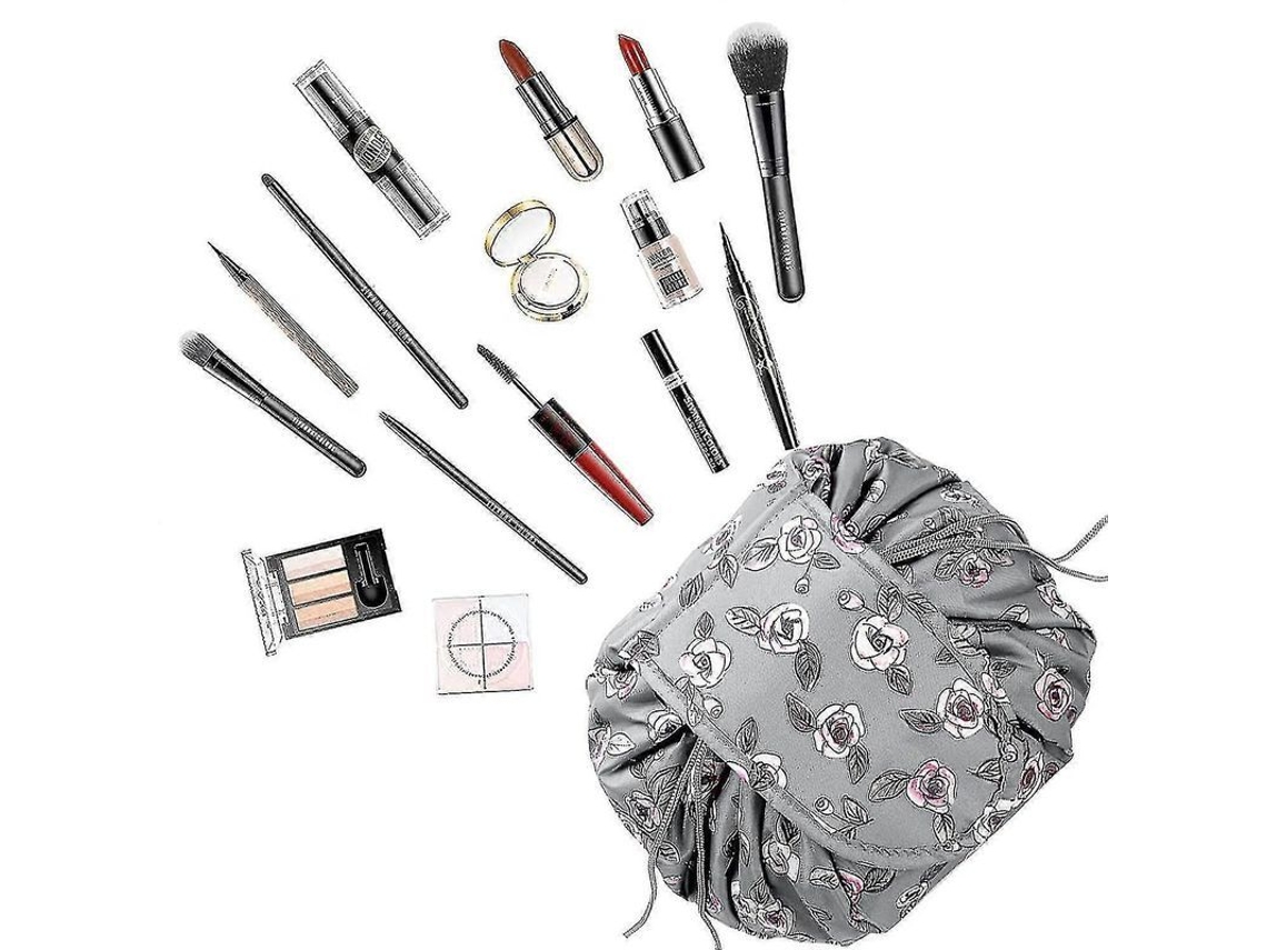 2026-bolsa De Maquillaje Portátil Con Cordón De Cierre Grande Capacidad Impermeable Oxford Para Viajes Gimnasio Y Hogar
