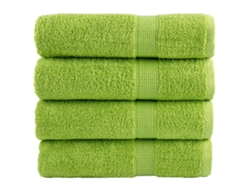 Toallas De Ducha Solund 4 Uds Verde Manzana 70x140 Cm 600 Gsm Wsd414535