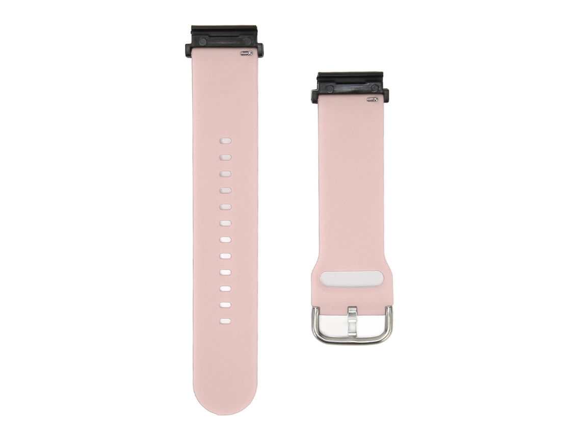 Correa de silicona de 22 mm para Garmin Fenix 7, 6 y 5 Sport, color rosa