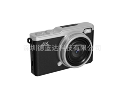 Cámara digital Polaroid HD CCD con pantalla abatible y Wi-Fi para estudiantes, negra