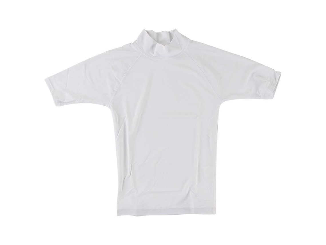 Camiseta de Surf de Manga Curta Logo Branco Ssurf System
