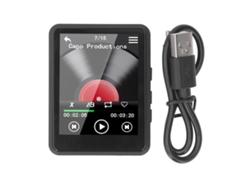 Mp3 Mp4 Player EOOCOO (tela 2,4 polegadas, som sem perda)