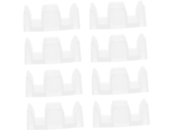 Juego de 8 guías de suelo para puertas correderas de baño con anticolisión y Pro Gokoco