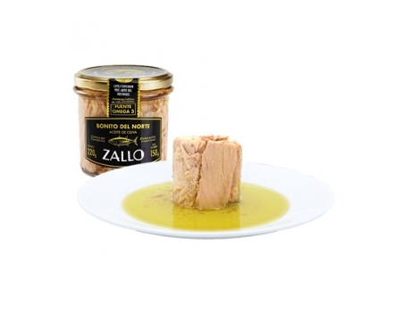 Lomos De Bonito del Norte Zallo En Aceite De Oliva 220gr. CONSERVAS ZALLO