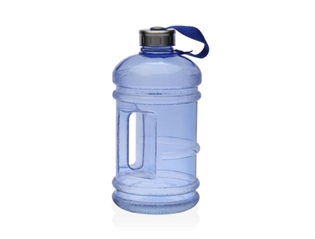 Botella VERSA 2 L Azul Silicona Polietileno Poliestireno 13x26x13 cm
