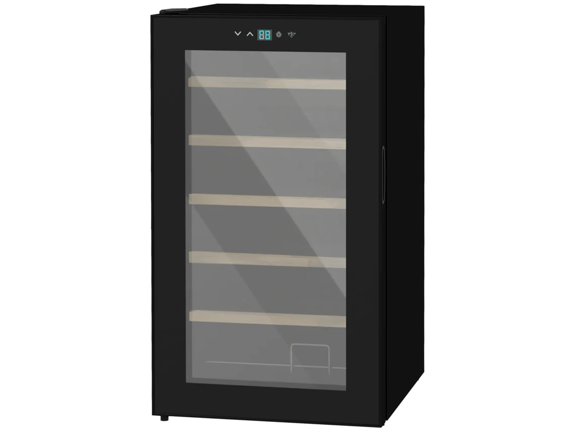 Vinoteca Para 24 Botellas, 5-20 °c, Led, Negra, 43 X 45 X 75 Cm
