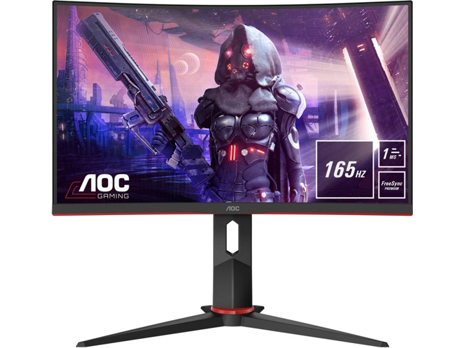 Monitor Curvo Gaming AOC C24G2U/BK (23.6'' - 1 ms - 165 Hz)