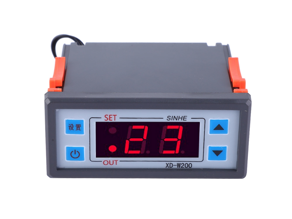 Termostato Digital Xd-w200 Controlador De Temperatura Ajustável Com Display Lcd 220v