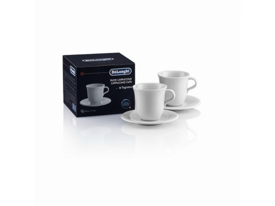 Tazas de capuchino de porcelana DELONGHI Dlsc309