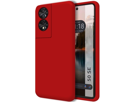 Funda Ultra Roja para Tcl 50 Se TUMUNDOSMARTPHONE Rojo