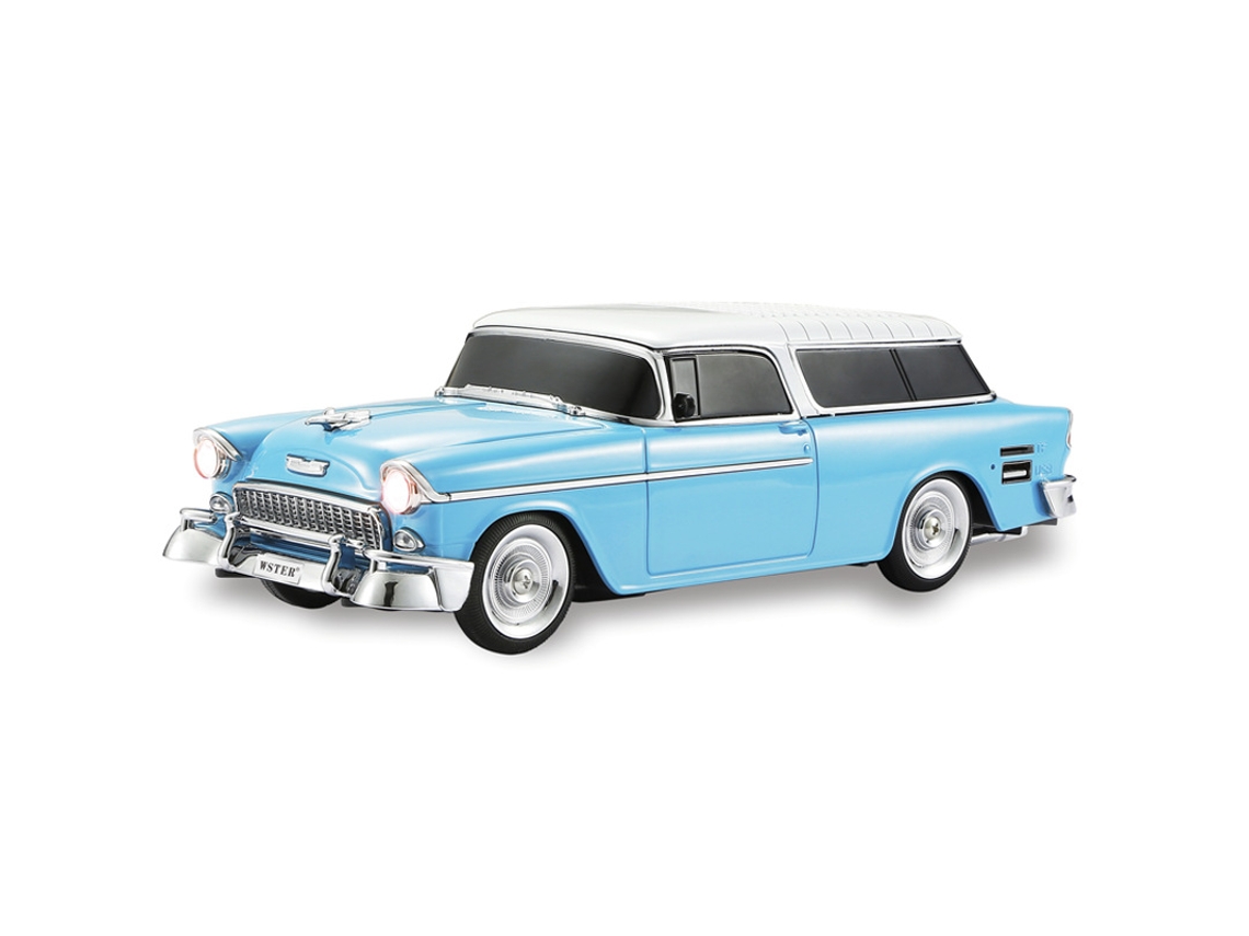 Altavoz Bluetooth inalámbrico MDUG con dos altavoces y compatible con memoria USB, tarjeta TF y radio FM (azul claro)