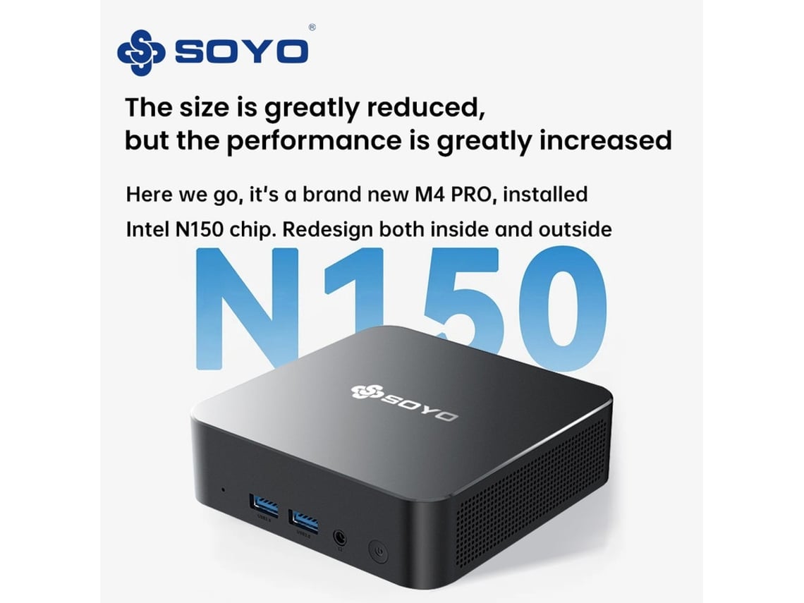 Mini Pc Soyo M4 Pro Intel N150 4 Core Max 3.6ghz 16gb Ram